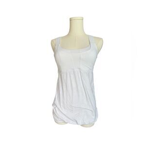 Lululemon Running Tank Women's Size 4
White Pockets Athletic Racerback S